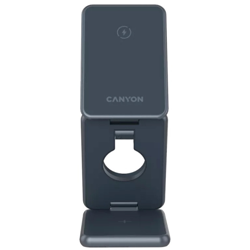 Зарядний пристрій Canyon OnCharge 309 15W 3in1 Metal (CNS-WCS309M)