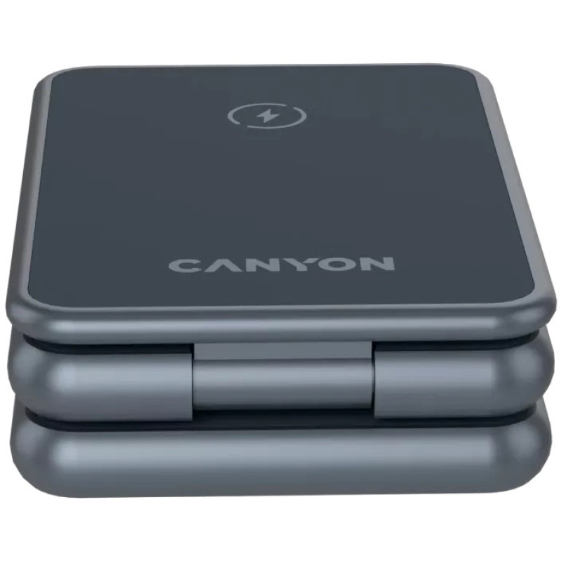 Зарядний пристрій Canyon OnCharge 309 15W 3in1 Metal (CNS-WCS309M)
