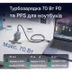Зарядний пристрій Vention TZ-FCGH0 70W Gray Type-C cable(TZ-FCGH0-EU)