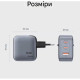 Зарядний пристрій Vention TZ-FCGH0 70W Gray Type-C cable(TZ-FCGH0-EU)