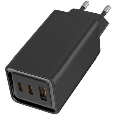 ColorWay GaN3 Pro Power Delivery (USB-A + 2 USB TYPE-C) (CW-CHS039PD-BK)