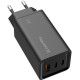 ColorWay GaN3 Pro Power Delivery (USB-A + 2 USB TYPE-C) (CW-CHS039PD-BK)