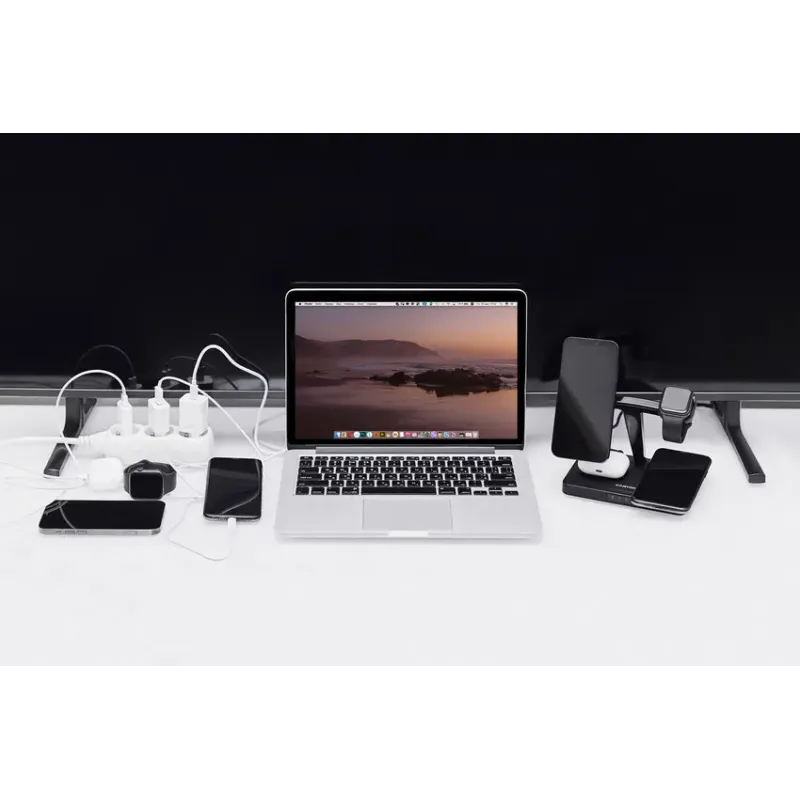 Зарядний пристрій Canyon WS-404 Wireless Charging Station Black (CNS-WCS404)