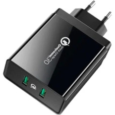 Зарядний пристрій UGREEN CD161 36W 2xUSB QC 3.0 Charger Black (10216)
