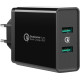 Зарядное устройство UGREEN CD161 36W 2xUSB QC 3.0 Charger Black (10216)