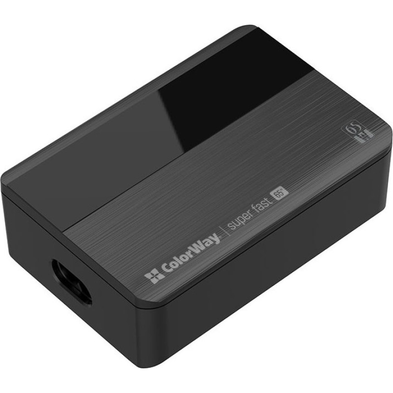 ColorWay 2USB-A + 2USB Type-C 65W Black (CW-CHS040PD-BK)