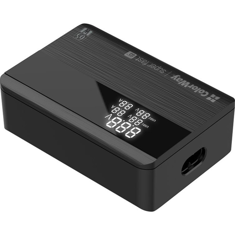 ColorWay 2USB-A + 2USB Type-C 65W Black (CW-CHS040PD-BK)