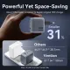 Зарядний пристрій Vention 2xUSB-C PD70W + 1xUSB QC3.0 22.5W GaN + cable USB-C to USB-C 1.0m black gray (TZ-FEXH0-EU)
