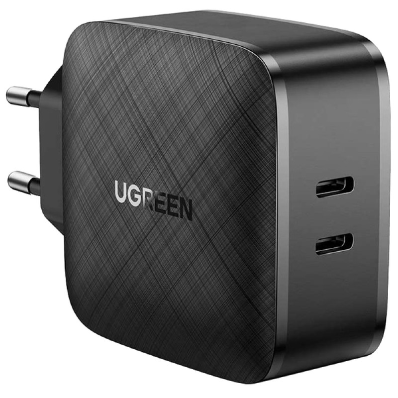Ugreen Wall Charger 2хUSB-C CD216 66W Black (70867) 
