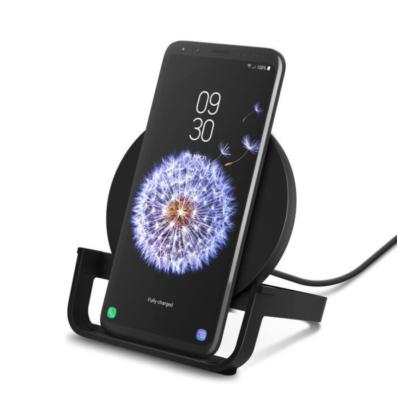 Зарядное устройство Belkin Charging Stand 10W Black (WIB001TTBK)