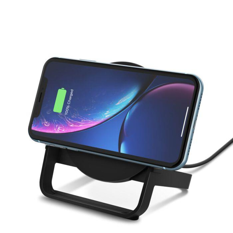 Зарядное устройство Belkin Charging Stand 10W Black (WIB001TTBK)