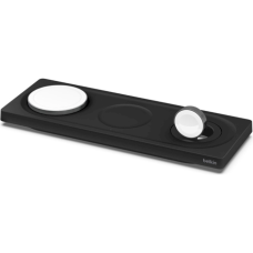 Belkin BOOST CHARGE PRO 3-in-1 Wireless Charging Pad with MagSafe Black (HPU72, WIZ016vfBK)