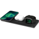 Belkin BOOST CHARGE PRO 3-in-1 Wireless Charging Pad with MagSafe Black (HPU72, WIZ016vfBK)