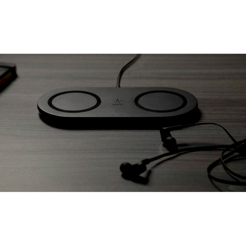 Belkin Wireless Charging Dual Pads 10W Black (WIZ002vfBK)