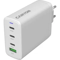 Зарядное устройство Canyon CU140ACC GaN 150W White (CNS-CUW140ACC)