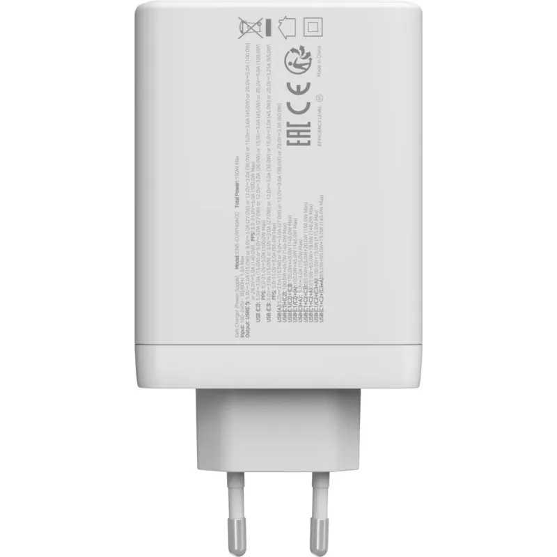 Зарядное устройство Canyon CU140ACC GaN 150W White (CNS-CUW140ACC)