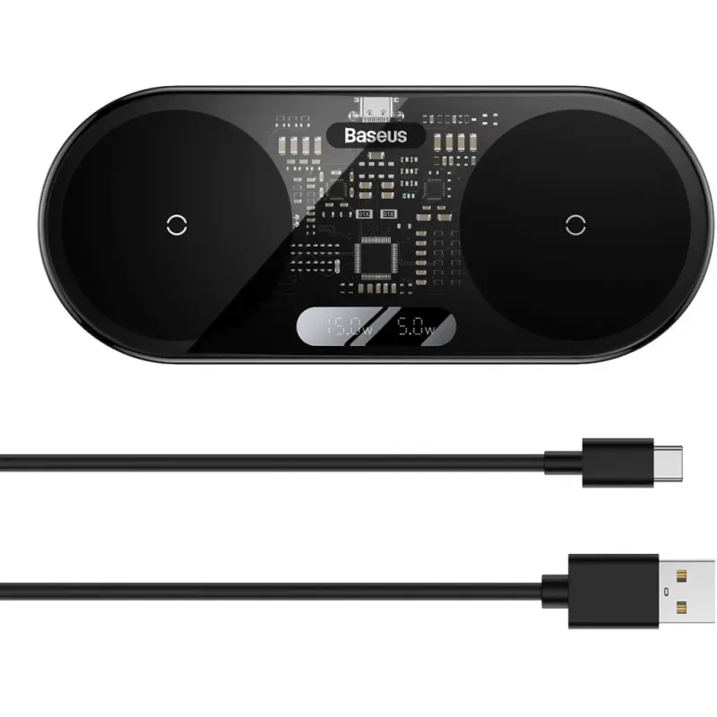 Зарядное устройство Baseus 20W Digital LED Display (WXSX010101)