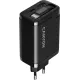 Зарядний пристрій Canyon OnCharge 65RC Build-In Cable 65W Black (CNS-CURC65ACB)