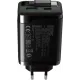 Зарядний пристрій Canyon OnCharge 65RC Build-In Cable 65W Black (CNS-CURC65ACB)