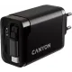 Зарядний пристрій Canyon OnCharge 65RC Build-In Cable 65W Black (CNS-CURC65ACB)
