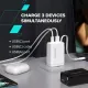 Зарядний пристрій Canyon OnCharge 65RC Build-In Cable 65W Black (CNS-CURC65ACB)