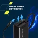 Зарядний пристрій Canyon OnCharge 65RC Build-In Cable 65W Black (CNS-CURC65ACB)