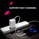 Зарядний пристрій Canyon OnCharge 65RC Build-In Cable 65W Black (CNS-CURC65ACB)