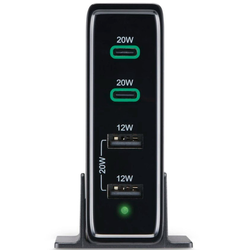 HAMA 4 Ports Quick Charger 2xUSB-A 2xUSB-C QC3.0 PD 60W Black (00201628)