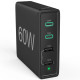 HAMA 4 Ports Quick Charger 2xUSB-A 2xUSB-C QC3.0 PD 60W Black (00201628)