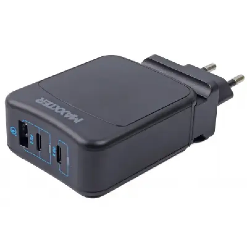 Зарядний пристрій Maxxter WC-PD65W-01