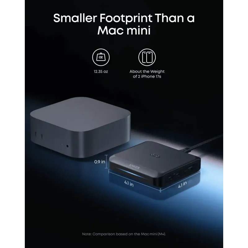 Зарядное устройство Anker Charging Base for Anker Prime 150W Pogo Pin Black (A1903G11)