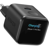 Зарядний пристрій Anker Nano Charger 45W USB-C Smart Display Black (A121DG11)