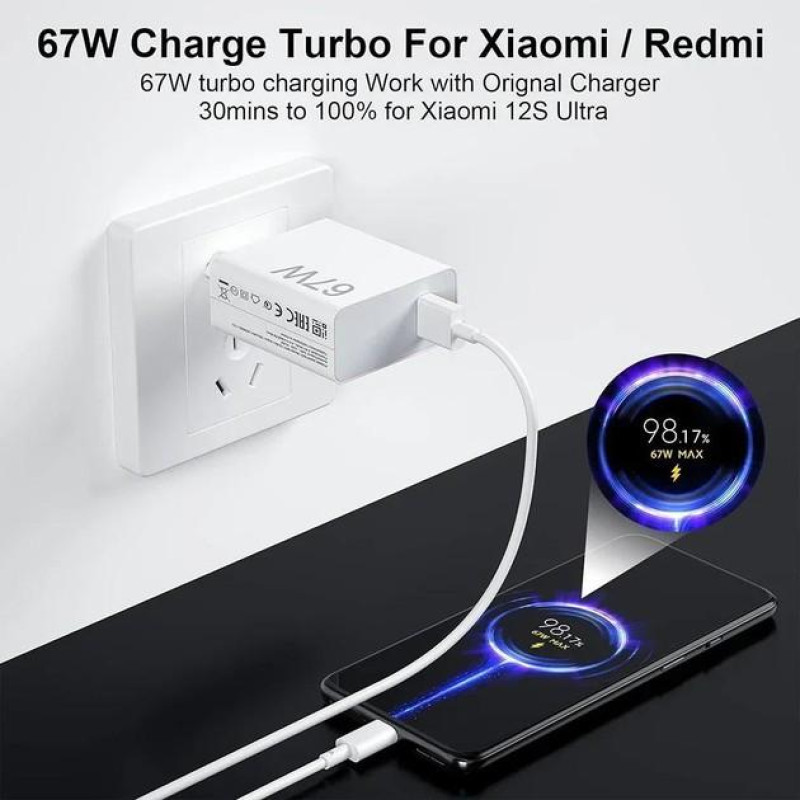 Xiaomi 67W HyperCharge White (BHR07SKEU)