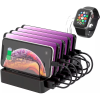 Choetech Q3008 68W Charing Station Black