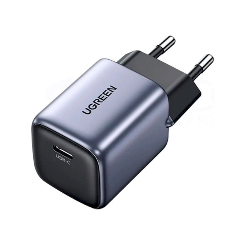 Зарядное устройство UGREEN CD319 Nexode Mini GaN 30W 1xUSB-C PD3.0 QC4.0 Wall Charger Gray (90666)