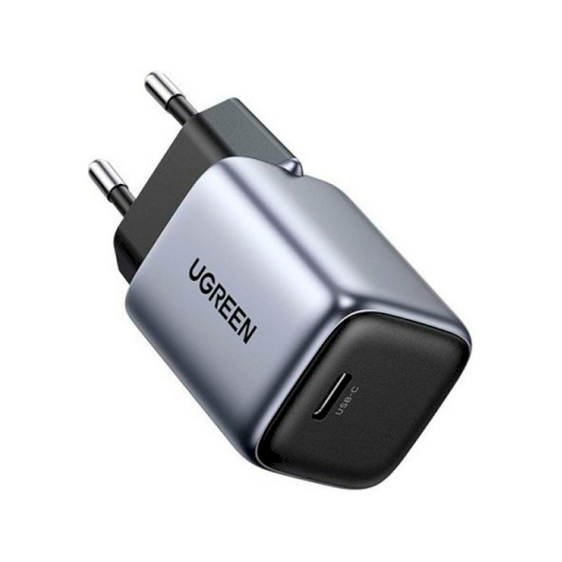 Зарядное устройство UGREEN CD319 Nexode Mini GaN 30W 1xUSB-C PD3.0 QC4.0 Wall Charger Gray (90666)