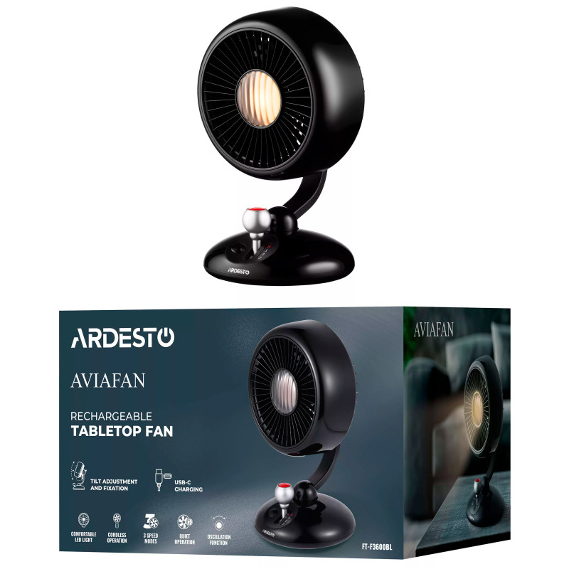 Вентилятор Ardesto AviaFan (FT-F3600BL)