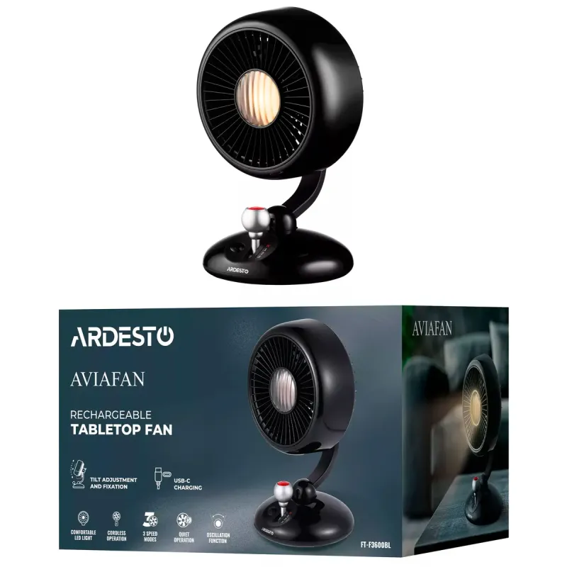 Вентилятор Ardesto AviaFan (FT-F3600BL)
