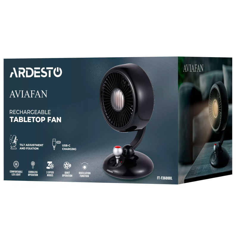 Вентилятор Ardesto AviaFan (FT-F3600BL)