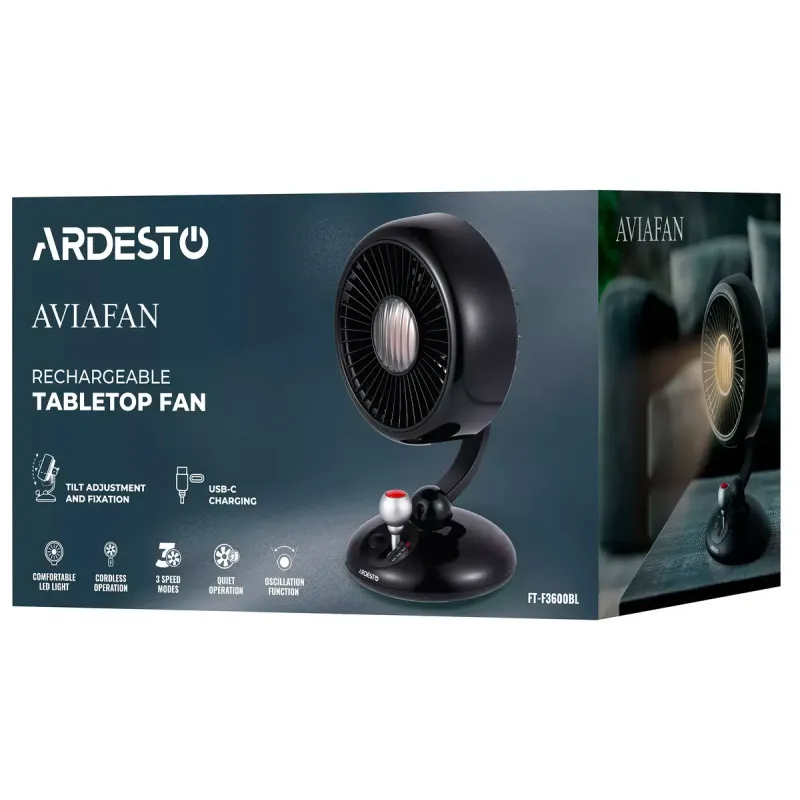 Вентилятор Ardesto AviaFan (FT-F3600BL)