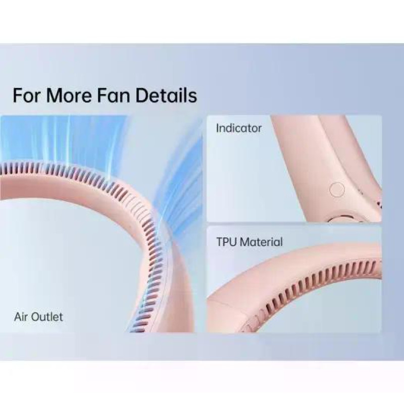 Вентилятор Jisulife Neck Fan Life3 FA14 pink