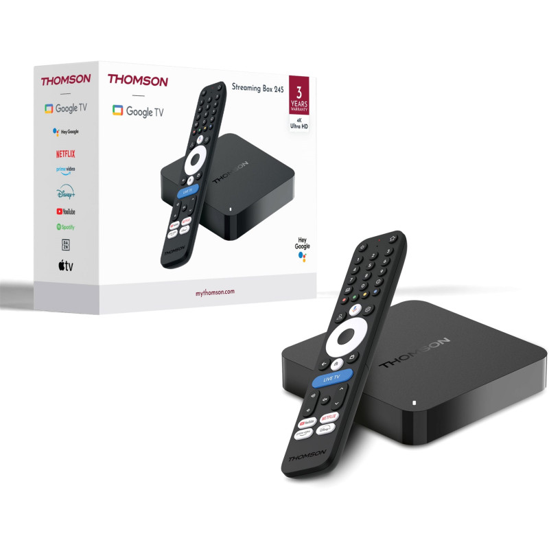 Медіаплеєр Thomson Streaming Box 4K UHD 245G