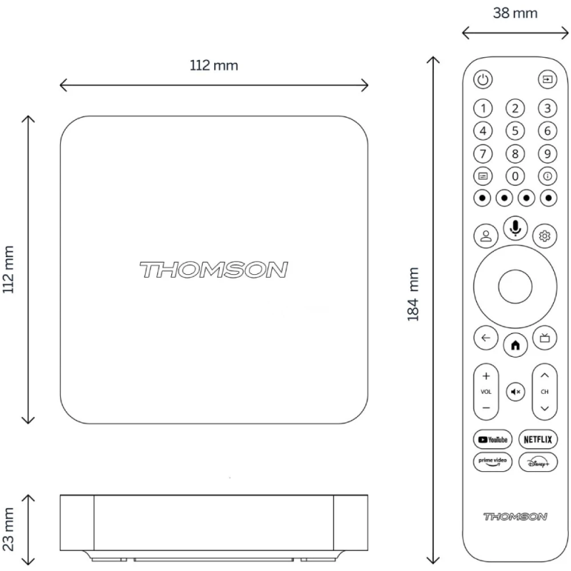 Thomson  Streaming Box 4K UHD 240G