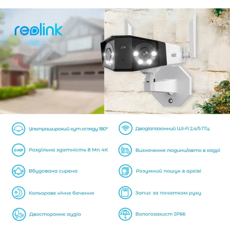 IP Камера Reolink  Duo 2 WiFi (W730)