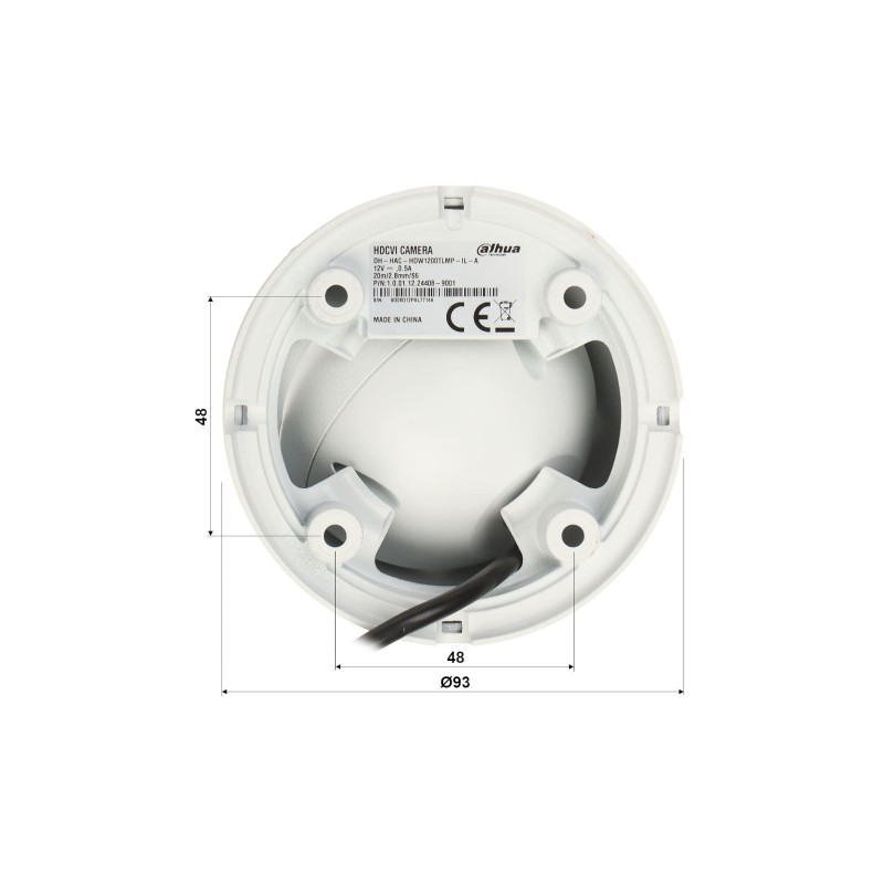 IP-камера DAHUA Technology  DH-HAC-HDW1200TLMP-IL-A (2.8мм)