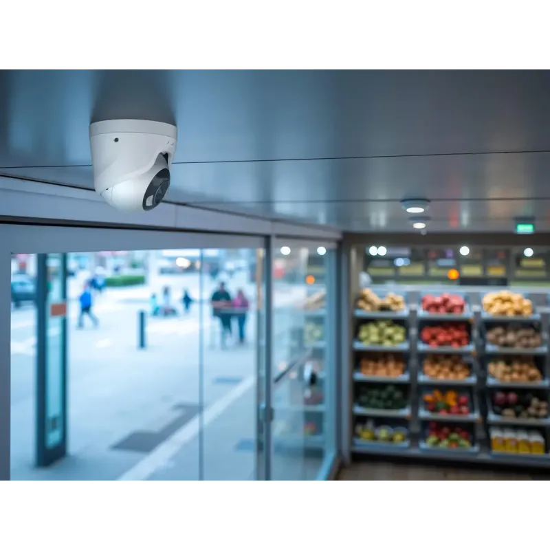 IP-камера Ajax TurretCam HL 8MP 4mm White (000059520)