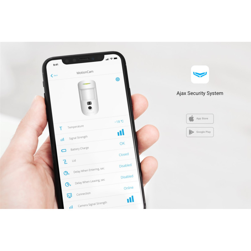 Розумний датчик Ajax MotionCam White (000015711)