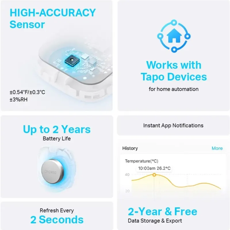 Умный датчик TP-LINK Tapo T310
