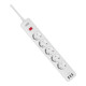 2E 5XSchuko 3G*1.5мм, 3*USB-A, 2м, white (2E-SP515M2USBWH)