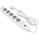 2E 5XSchuko 3G*1.5мм, 3м, white (2E-SP515M3WH)
